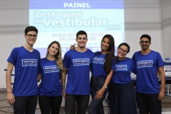 Painel 'Destaques do Vestibular' 2019, com as 1ªs séries do Ensino Médio