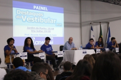 Painel 'Destaques do Vestibular' 2019, com as 1ªs séries do Ensino Médio