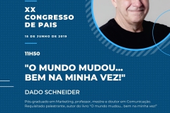 Programação do XX Congresso de Pais