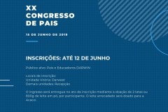 Inscreva-se para o XX Congresso de Pais