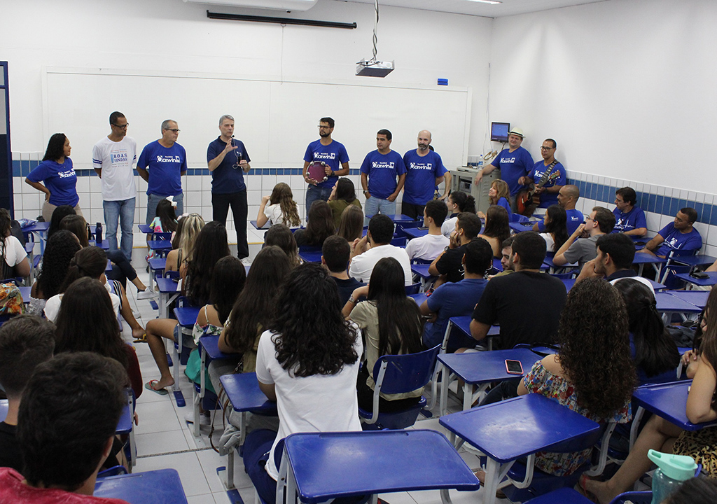 Projeto Boas-Vindas recebe alunos da 3ª série e Pré-Vestibular