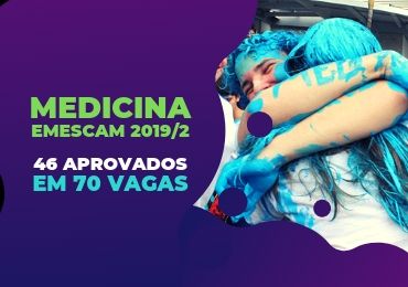 Medicina Emescam 2019/2: das 70 vagas, 46 são nossas