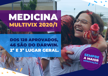 Darwin tem 46 aprovados em Medicina no Vest-Multivix 2020/1