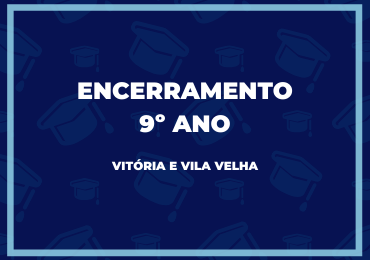 A formatura do 9º ano está chegando!