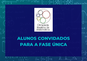 Alunos Darwin convidados para etapa única da OBM 2019