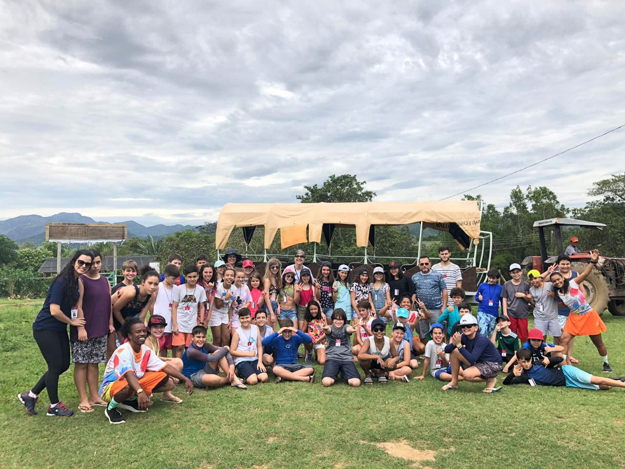 Estudantes curtem viagem de encerramento do Ensino Fundamental I