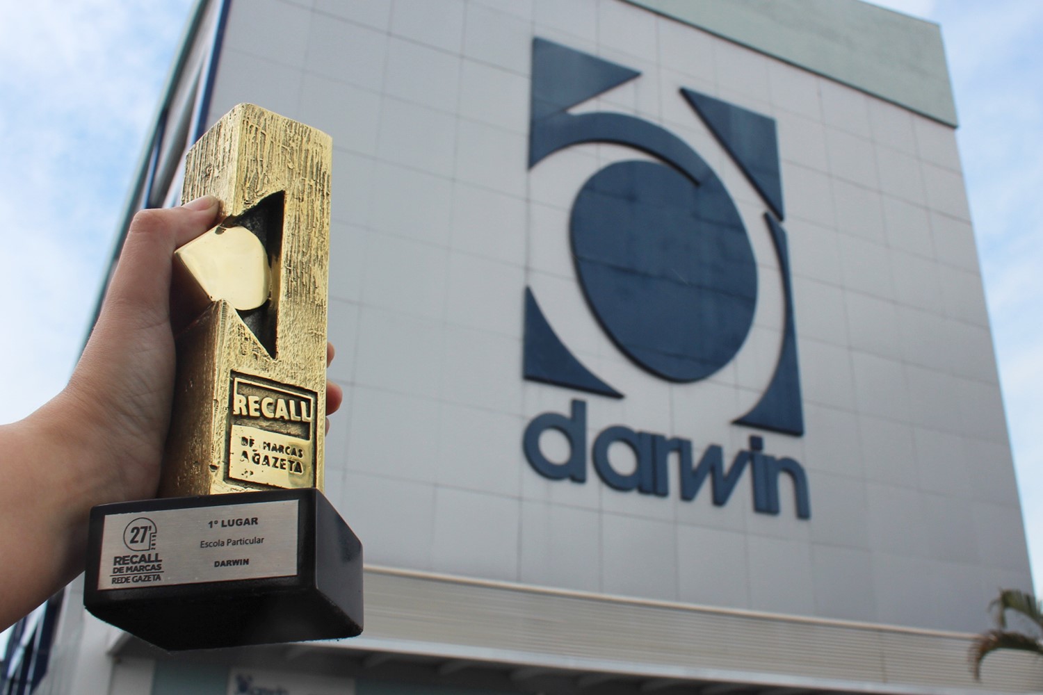 Darwin recebe prêmio Recall de Marcas 2019