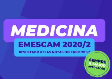 Emescam Medicina 2020/2: 1º e 2º Lugar Geral são do Darwin