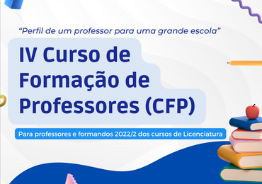 IV Curso de Formação de Professores começa em setembro