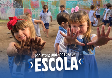Estudando fora da escola: Infantil IV vive experiências de aprendizagem em meio à natureza