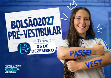 Bolsão Darwin 2027 – Pré-Vestibular: inscrições abertas!